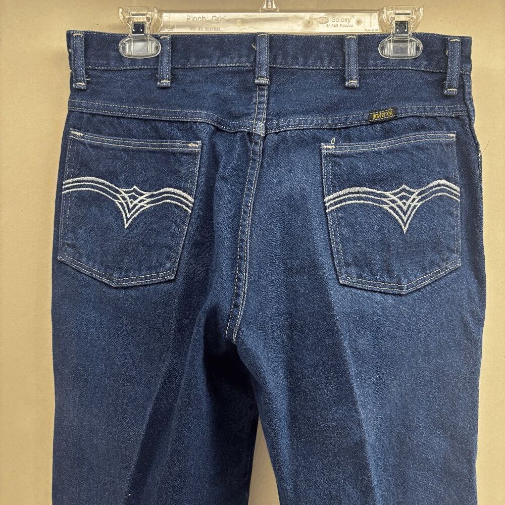 Vintage Wrangler Maverick Capri Style Short Jeans Womens 35S Act 32x23 Dark Wash